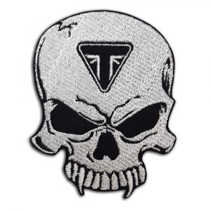 Skull with Triumph logo patch