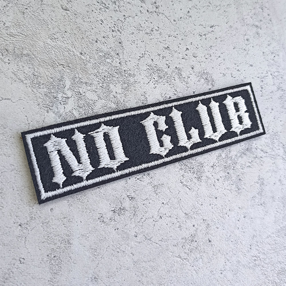 No Club patch No Club patch