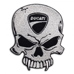 Skull with Ducati logo patch