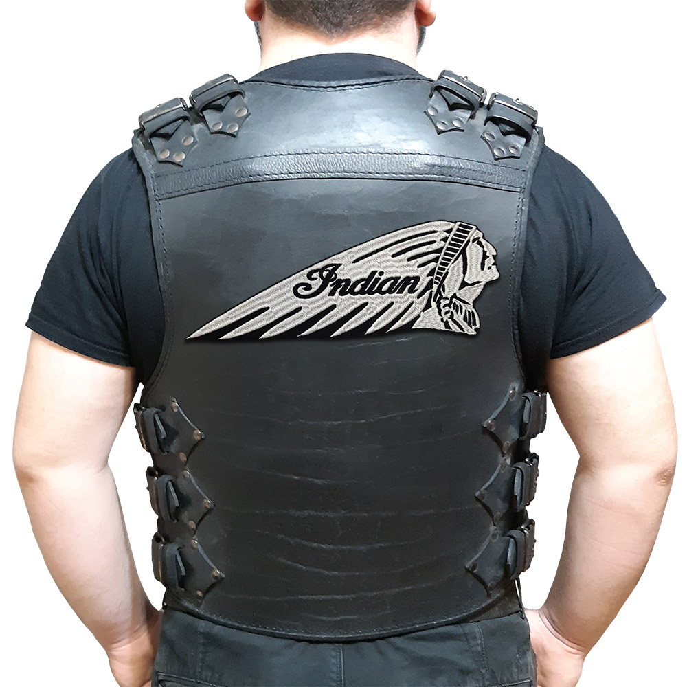 Indian logo back patch Indian logo back patch