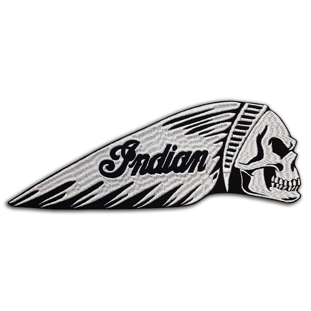 Indian skull back patch Indian skull back patch