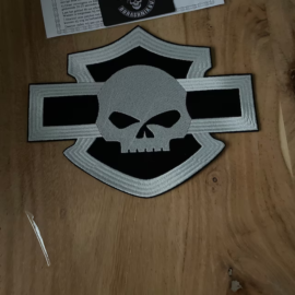 Harley-Davidson Skull Back Patch