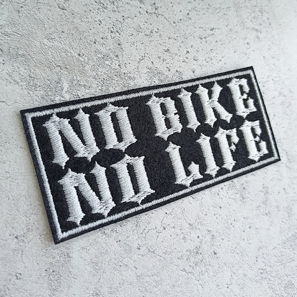 No Bike No Life patch No Bike No Life patch