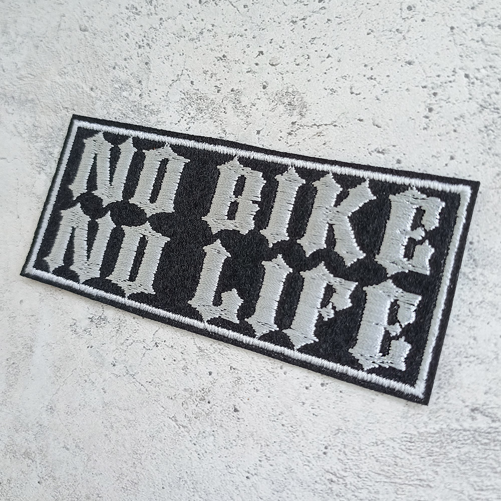No Bike No Life patch No Bike No Life patch