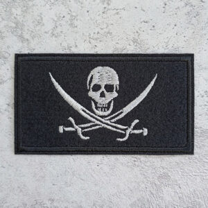 Pirate flag, skull and crossed swords patch