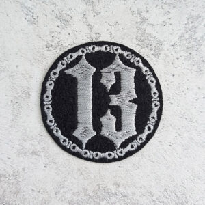 13 with motorcycle chain small patch