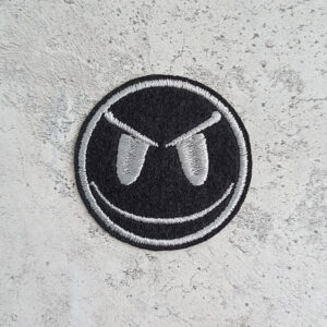 Evil smiling emoticon patch