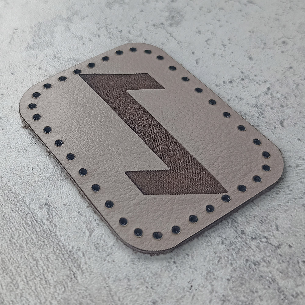 Rune Eyvaz leather patch Rune Eyvaz leather patch