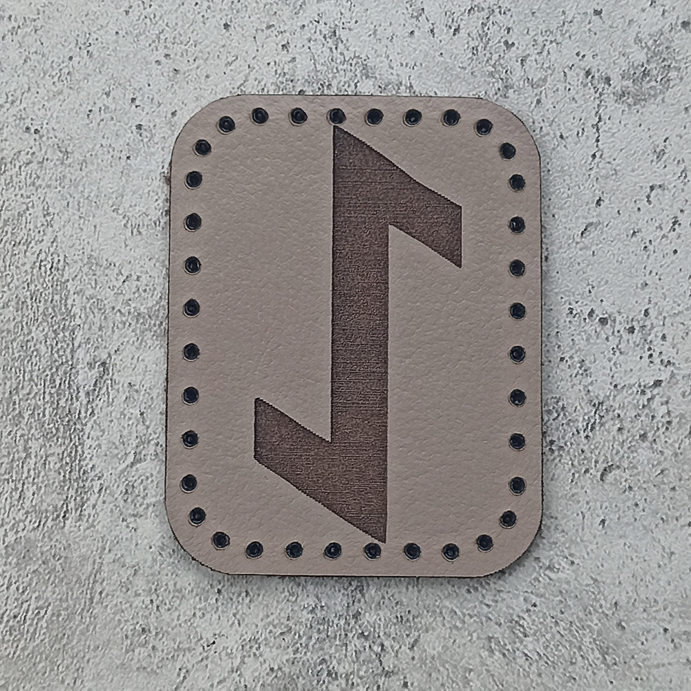 Rune Eyvaz leather patch Rune Eyvaz leather patch
