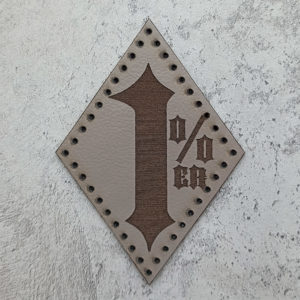 1% leather patch
