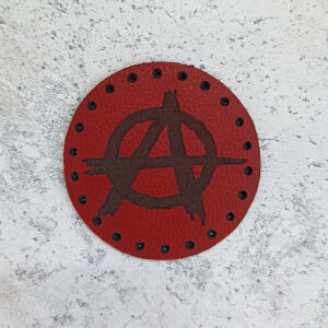 Anarchy leather patch
