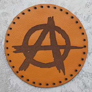 Anarchy leather patch