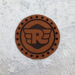 Royal Enfield logo leather patch