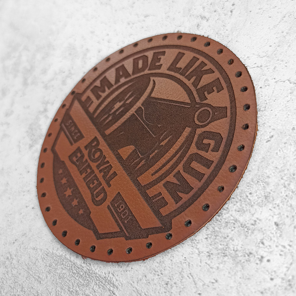 Royal Enfield, Made like a gun, since 1901, leather patch Royal Enfield, Made like a gun, since 1901, leather patch