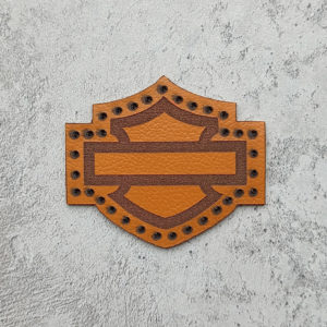 Harley-Davidson logo without lettering leather patch