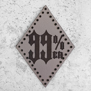 99% leather patch