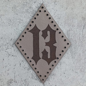 13 leather patch