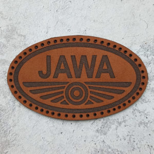 Jawa motorcycle logo leather patch