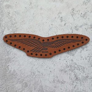 Moto Guzzi logo leather patch