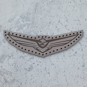 Honda Gold Wing logo leather patch