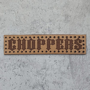 Choppers leather patch