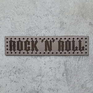 Rock ’N’ Roll leather patch