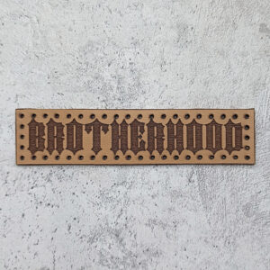 Brotherhood leather patch