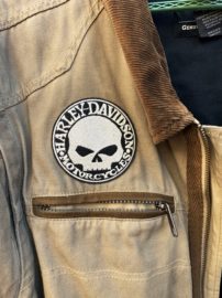Harley-Davidson Willie J. Skull patch on jacket