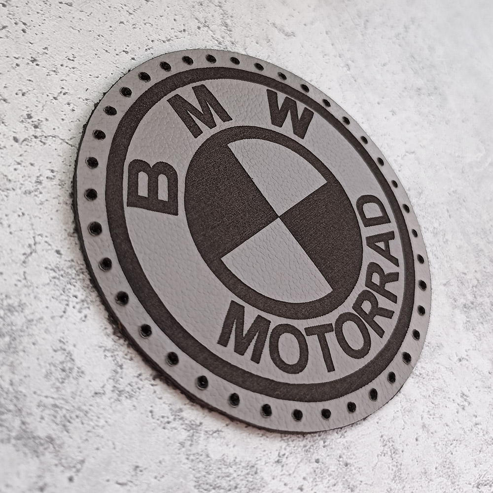 BMW Motorrad logo leather patch BMW Motorrad logo leather patch