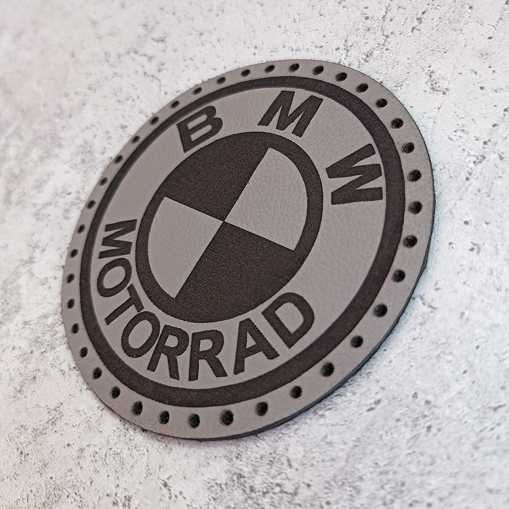 BMW Motorrad logo leather patch BMW Motorrad logo leather patch
