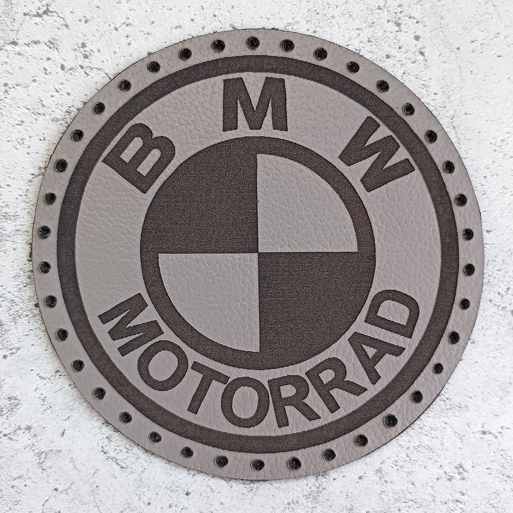 BMW Motorrad logo leather patch BMW Motorrad logo leather patch