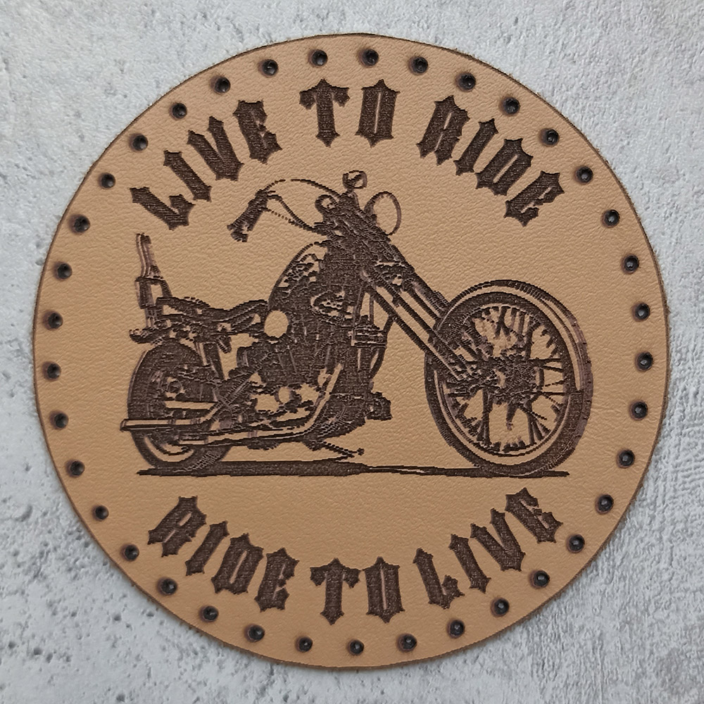 Live To Ride Ride To Live, Chopper, leather patch Live To Ride Ride To Live, Chopper, leather patch