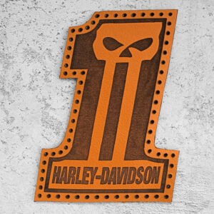 Harley-Davidson number one leather patch