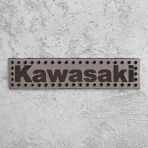Kawasaki leather patch