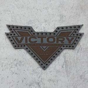 Victory Motorcycles logo leather patch