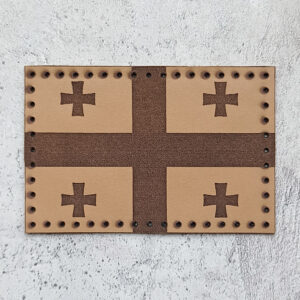 Flag of Georgia leather patch