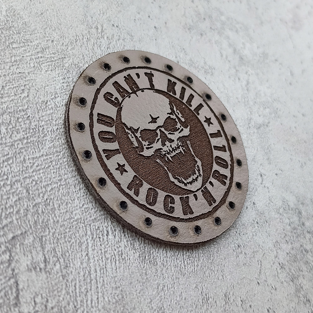 You can't kill Rock 'N' Roll leather patch You can't kill Rock 'N' Roll leather patch