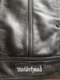 Biker patches for a leather vest
