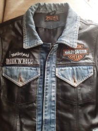 Biker patches for a leather vest