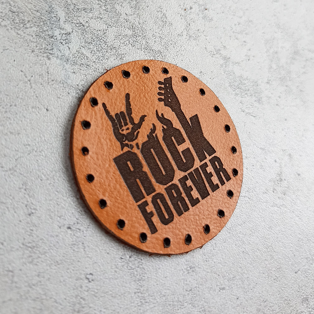 Rock Forever leather patch Rock Forever leather patch