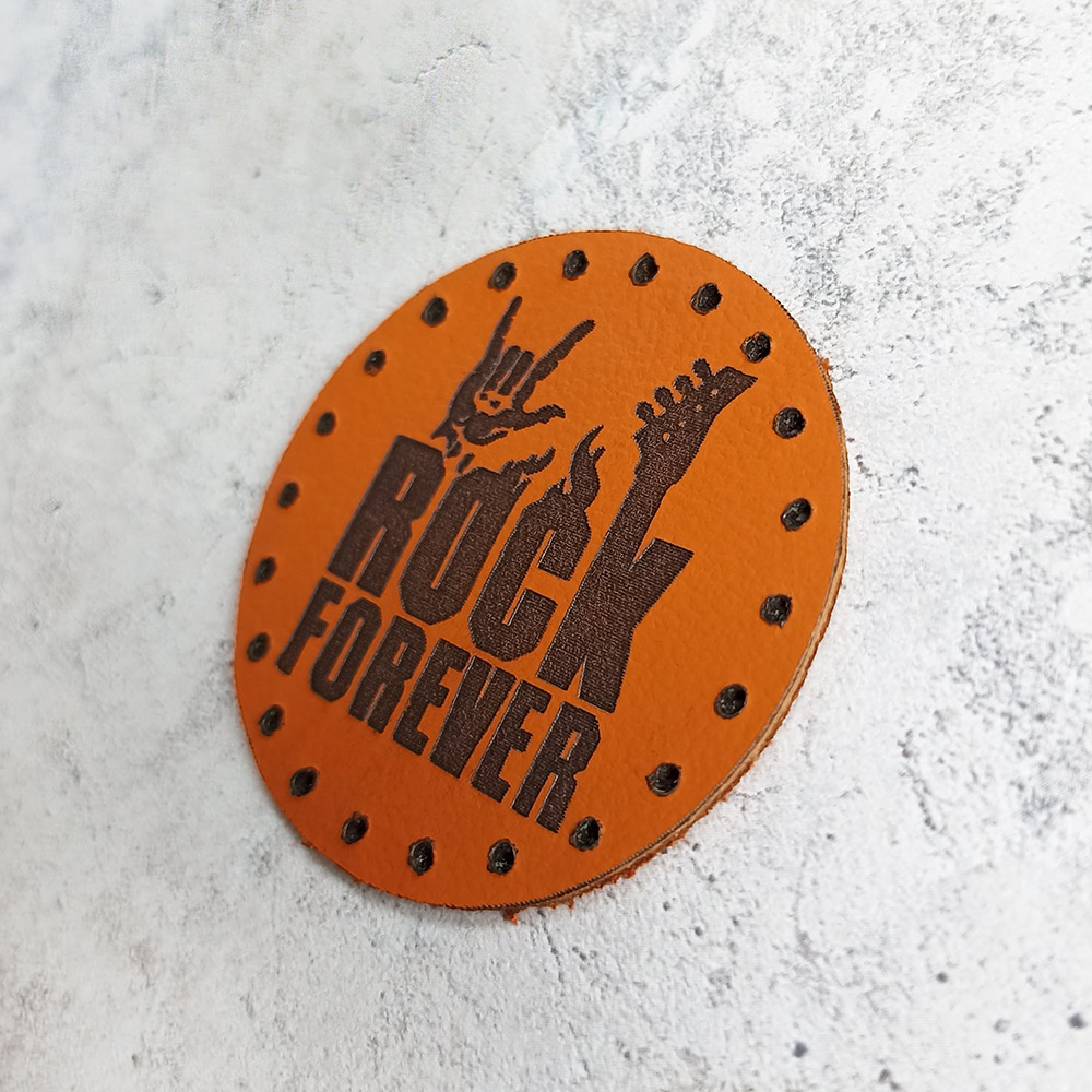 Rock Forever leather patch Rock Forever leather patch