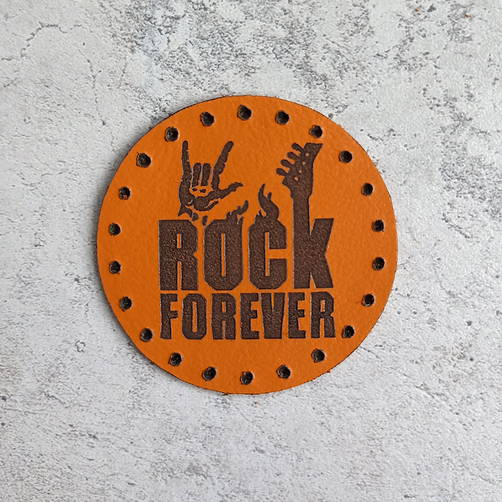 Rock Forever leather patch Rock Forever leather patch