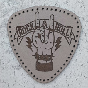Rock & Roll leather patch
