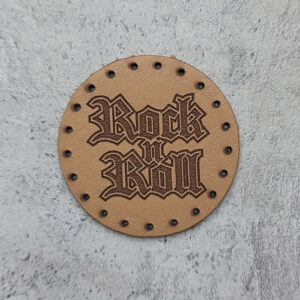 Rock n Roll leather patch