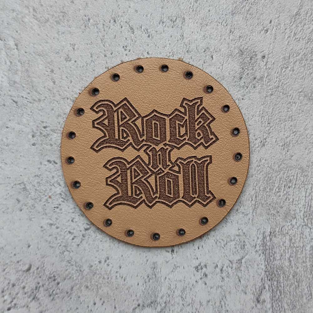 Rock n Roll leather patch Rock n Roll leather patch