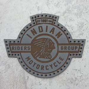 Indian motorcycle Riders group Est 1901 USA leather patch
