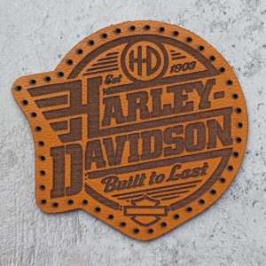 Harley-Davidson, Built to Last, Est 1903, leather patch