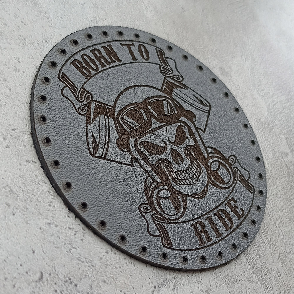 Born to ride leather patch Born to ride leather patch