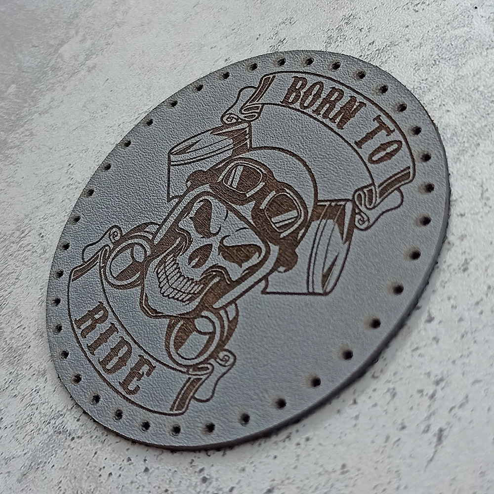 Born to ride leather patch Born to ride leather patch