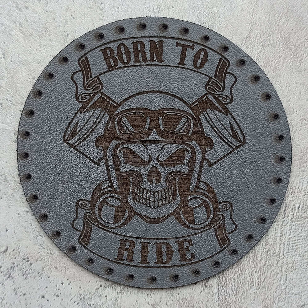 Born to ride leather patch Born to ride leather patch